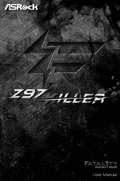 ASRock Fatal1ty Z97 Killer User Manual