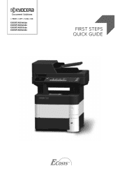 Kyocera ECOSYS M3560idn ECOSYS M3040idn/M3540idn/M3550idn/M3560idn Quick Install Guide