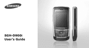 Samsung D900 User Guide