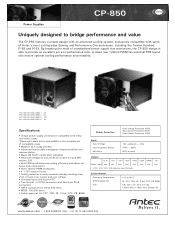 Antec CP-850 Product Flyer