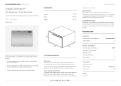 Fisher and Paykel DD24SCTX9 N Quick Reference guide