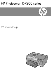 HP Photosmart D7200 Windows Help