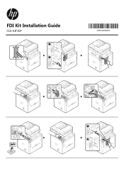 HP LaserJet MFP M72625-M72630 FDI Kit Installation Guide