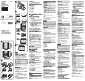 Sony SELP18200 Operating Instructions