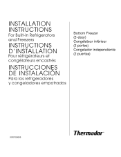 Thermador T36IB70NSP Installation Instructions