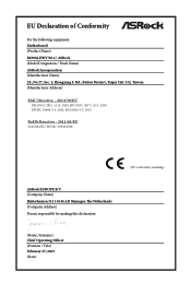 ASRock B650M-HDV/M.2 CE Declaration of Conformity