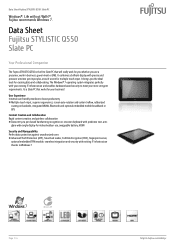 Fujitsu Q550-62GB-02 Brochure