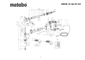 Metabo WEPB 19-180 RT DS Parts Diagram