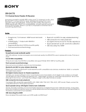 Sony STR-DH770 Marketing Specifications