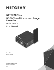 Netgear N300-Trek User Manual (Cellular Version)