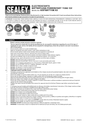 Sealey E/START1100 Instruction Manual