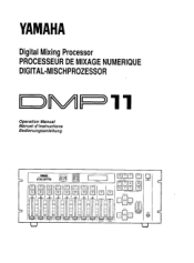 Yamaha DMP11 Owner's Manual (image)