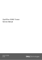 Dell OptiPlex 5080 Tower Service Manual