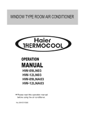 Haier HW-09LNA03 User Manual
