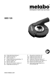 Metabo RSEV 17-125 Operating Instructions 3