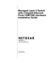 Netgear FSM726E FSM726E Hardware Installation Guide