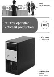 Canon imageRUNNER ADVANCE C9065S PRO imageRUNNER ADVANCE C9000S PRO Series - Controller Safety Information Manual