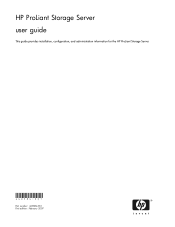 HP DL320s HP ProLiant Storage Server User Guide (440584-001, February 2007)