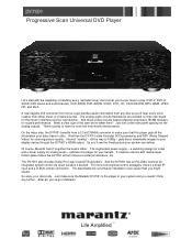 Marantz DV7001 DV7001 Spec Sheet