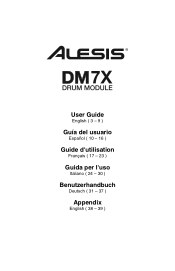 Alesis DM7X Kit User Guide