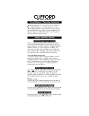 Clifford SmartWindows 4 60-293 Owners Guide