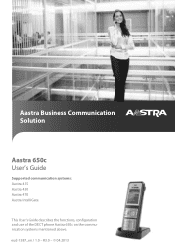Aastra 650c User Guide Aastra 650c for Aastra 400
