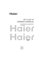 Haier HL26P2a User Manual