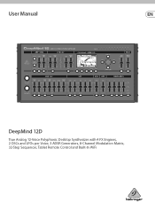 Behringer DEEPMIND 12D Manual