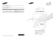 Samsung UN40D5500RFXZA Quick Guide (easy Manual) (ver.1.0) (English)
