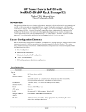 HP Tc4100 hp tc4100 netraid-2m config guide for Microsoft Windows 2000 A.S. Clusters  PDF, 392K, 4/1/2002