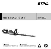 Stihl HSA 94 T Instruction Manual