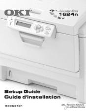 Oki ES1624nCCS ES1624n Setup Guide / Guide d'installation