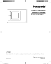 Panasonic WU-144MF1U9E CZ-256ESMC1U Intelligent Controller Installation Manual