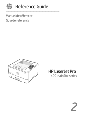 HP LaserJet Pro 4001-4004n Reference Guide 2