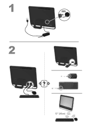 HP Pavilion Touch 23-f200 Quick Setup Guide (Windows 8)