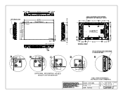 NEC X551UN Mechanical Drawing