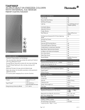 Thermador T36IF900SP Product Specs