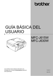 Brother International MFC-J615W Basic Users Manual - Spanish