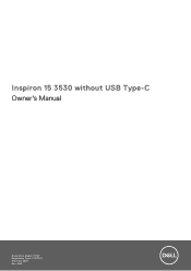 Dell Inspiron 15 3530 without USB Type-C Owners Manual
