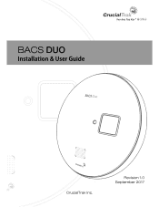 Ganz Security CTD-F00P-064MB01 BACS Duo Manual