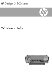 HP Deskjet D4300 Full User Guide