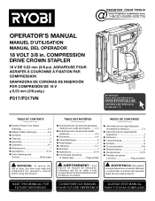 Ryobi P317 Operation Manual