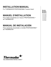 Thermador VCIN36JP Installation Instructions