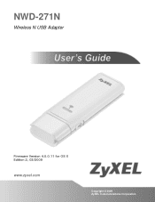 ZyXEL NWD271N User Guide