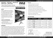 Pyle PRJTP80 Instruction Manual