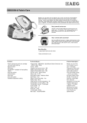 AEG DBS3350-U Specification Sheet