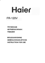 Haier FR-120V User Manual