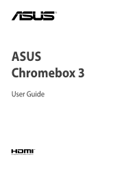Asus Chromebox 3 Users Manual English