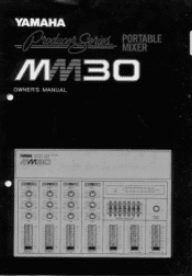 Yamaha MM30 Owner's Manual (image)