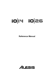 Alesis iO Mix Reference Manual